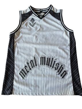 Metal Mulisha pinstripe Jersey, Large Moto MX OG Helmet Skull Tattoo